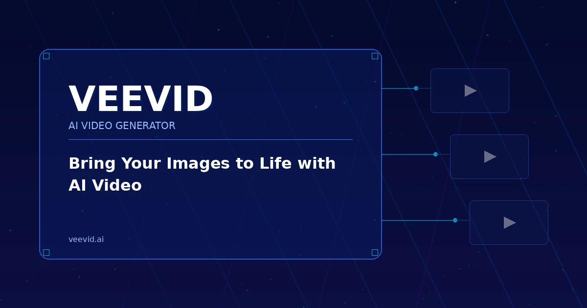 Image to Video Generator | Turn Photos into Videos | Veevid AI